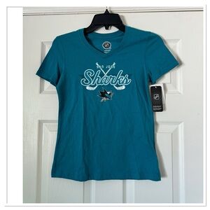 NHL San Jose Sharks Girls V-Neck T-Shirt